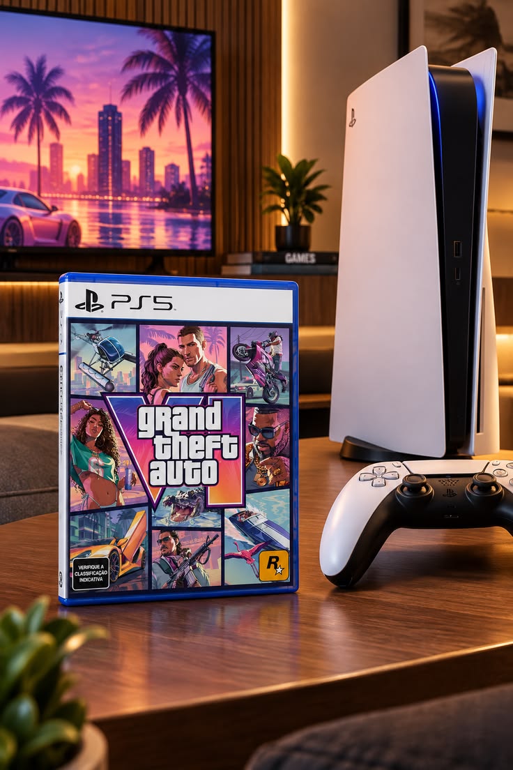 GTA VI Pre-Venda + PS5 Pro 2 TB